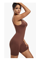 Fajas sculptantes intégrales pour femmes, effet ventre plat, fesses rembourrées, sans coutures, respirantes, antibactériennes