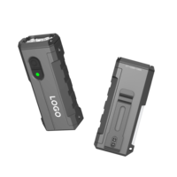Lampe de poche de camping rechargeable EF02 1000LM, focalisation réglable, porte-clés, étanche IP65, USB-C, alliage d'aluminium, vente en gros OEM/ODM