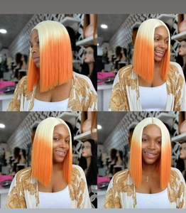 Naturel En Gros Pas Cher <span class=keywords><strong>Femme</strong></span> Perruque résistante à La Chaleur Fiber Courte Haute Couleur Bob Cheveux synthétiques perr - Product Image 3