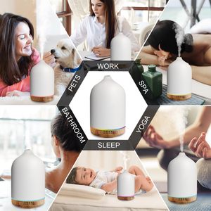 Hương thơm Thanh Lịch Tinh dầu khuếch tán gốm điện siêu âm hương liệu khuếch tán Máy phun sương đặc biệt vật liệu gốm - Product Image 6