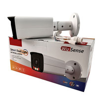 Caméra réseau bullet WizSense IPC-HFW3449T-ZAS-IL DH 4MP intelligente à double éclairage et vari-focale