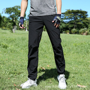 Pantalon de sport pour homme Yalutu, séchage rapide, blanc ivoire, respirant, coupe droite, protection UV, randonnée, cyclisme, été - Product Image 4