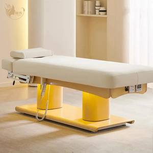 Cama de masaje de belleza eléctrica de 3 motores con látex para levantamiento y terapia facial - Product Image 3