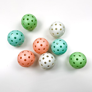 Custom Outdoor Competitive Exercise Pickle Balls 40 Holes Durable TPE <b>Material</b> Light Weight High Elasticity Comprehensive - Product Image 2