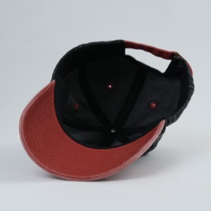 Axit rửa bông vải đau khổ không có cấu trúc Mũ bóng chày với tùy chỉnh thêu logo - Product Image 2