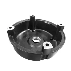 Longkai Black Powder Coating Aluminum Die Casting Parts Vacuum Casting Chrome Cast