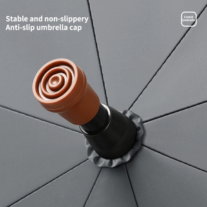 <span class=keywords><strong>Canne</strong></span> de marche télescopique réglable, <span class=keywords><strong>parapluie</strong></span> droit semi-automatique avec protection solaire, antidérapant, durable, manuel, moderne, 8k - Product Image 6