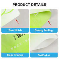 Fabricant de sachets d'emballage plats en papier kraft, sachets à trois soudures latérales, fournisseur d'emballages, sachets en plastique mat à trois soudures latérales