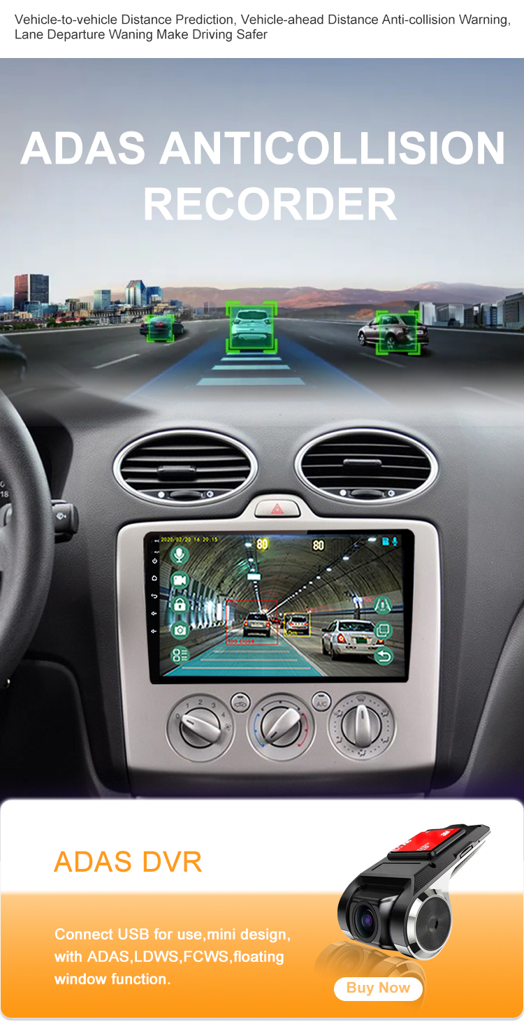 9 Inch Android Car Player For Ford Focus Exi AT 2004 2005 2006 2007 2008 2009 2010 2011 GPS Navigation Radio multimedia