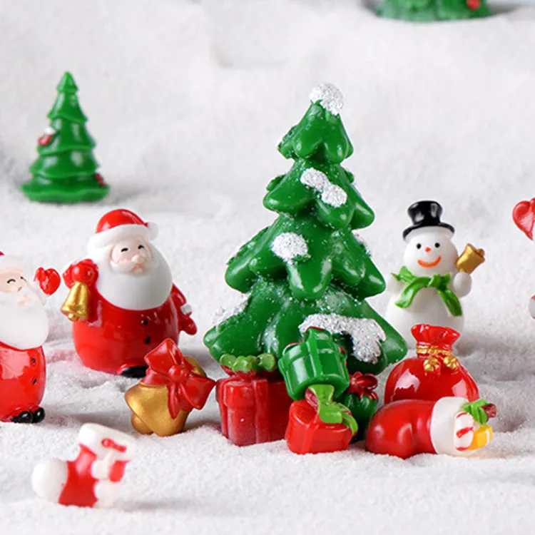 هدية عيد الميلاد مصغرة عيد الميلاد جورب الجرس الأيلك الحيوان عيد الميلاد الراتنج الحرف الحلي للأطفال