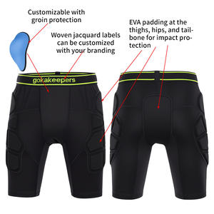<span class=keywords><strong>Pantaloncini</strong></span> Imbottiti Personalizzati per Portiere, Strato Base Protettivo a Compressione, <span class=keywords><strong>Pantaloncini</strong></span> da <span class=keywords><strong>Calcio</strong></span> per Uomo e <span class=keywords><strong>Donna</strong></span> - Product Image 3