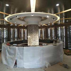 <span class=keywords><strong>ตู้</strong></span>แช่ไวน์โค้งพรีเมียม สแตนเลสสตีล สำหรับร้านอาหาร ร้านขายเครื่องดื่มแอลกอฮอล์ - Product Image 3