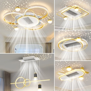 โคมไฟระย้าติดเพดานดีไซน์หรูหราสไตล์อเมริกันสำหรับห้องนั่งเล่นพร้อม3C เอฟเฟกต์ดวงดาวแบบนอร์ดิกใหม่ - Product Image 2