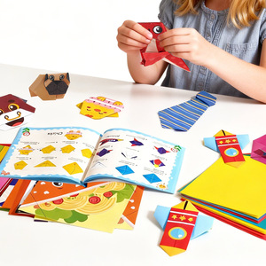 Kit de Bricolage pour Enfants en Gros : Livre d'<span class=keywords><strong>Origami</strong></span> et de Pliage Étape par Étape, Projets Artistiques et Artisanaux DIY Riches en <span class=keywords><strong>Animaux</strong></span> en Papier, Jouet - Product Image 1