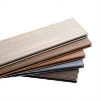 BAOSHENG Revêtement de terrasse en WPC co-extrudé de style traditionnel - Interbloquant, étanche, résistant à l'usure, pour usage extérieur et intérieur