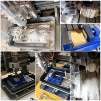 Mesin Router CNC Mini LY 3020F 3/4/5 Axis 500W USB untuk Pengukiran dan Pemotongan Kayu, Alat DIY 220V 110V untuk PVC, Kuningan, Aluminium, PCB