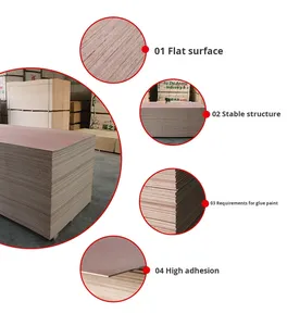 Pannelli <span class=keywords><strong>MDF</strong></span> Ultra Sottili di Alta Qualità, Spessore 3mm e 6mm, Impermeabili per Progetti Fai-da-Te, Rivestimenti Murali e Decorazioni - Product Image 4
