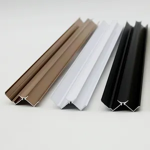 Durable Aluminium Decorative Wall Edge Trim Strip For Panel