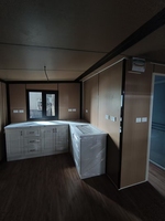 Maison portable modulaire préfabriquée extensible de 20 pieds à installation rapide
