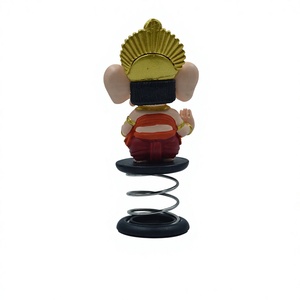 Estatua de Plástico de Shree Ganesh Skin Fun Spring para Decoración de Escritorio en Casa u Oficina, Regalo de Primera Calidad - Product Image 4