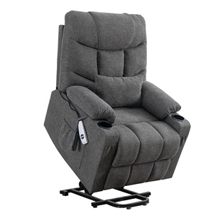 Moderne Ergonomische Trillingen Warmte <span class=keywords><strong>Massage</strong></span> Lounge Stoel Usb Oplaadmogelijkheden Elektrische Schommelfunctie Stof Woonkamer Gebruik - Product Image 1
