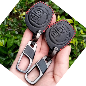 Étui pour clé de voiture en cuir PU à 2 boutons, léger, résistant aux rayures, pour Suzuki Swift SX4 Liana Aerio Jimny Samurai Amagatarai - Product Image 5