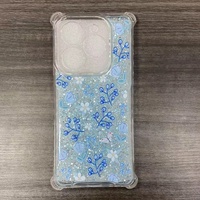Coque de téléphone en TPU avec colle florale pour TECNO POP8 POP10C Spark30C, pour Google Pixe 8A Pixe 7A Pixe 6A, coque de téléphone scintillante de luxe