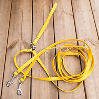 Pas de torsion aventure chien laisse sale PVC enduit Nylon Durable pivotant mousqueton à la mode personnalisé facile Clip chien ligne