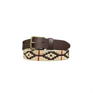 Ceinture décontractée unisexe à motif floral, boucle rectangulaire en acier, imprimé noir et gris, en cuir écologique, design OEM - Product Image 2