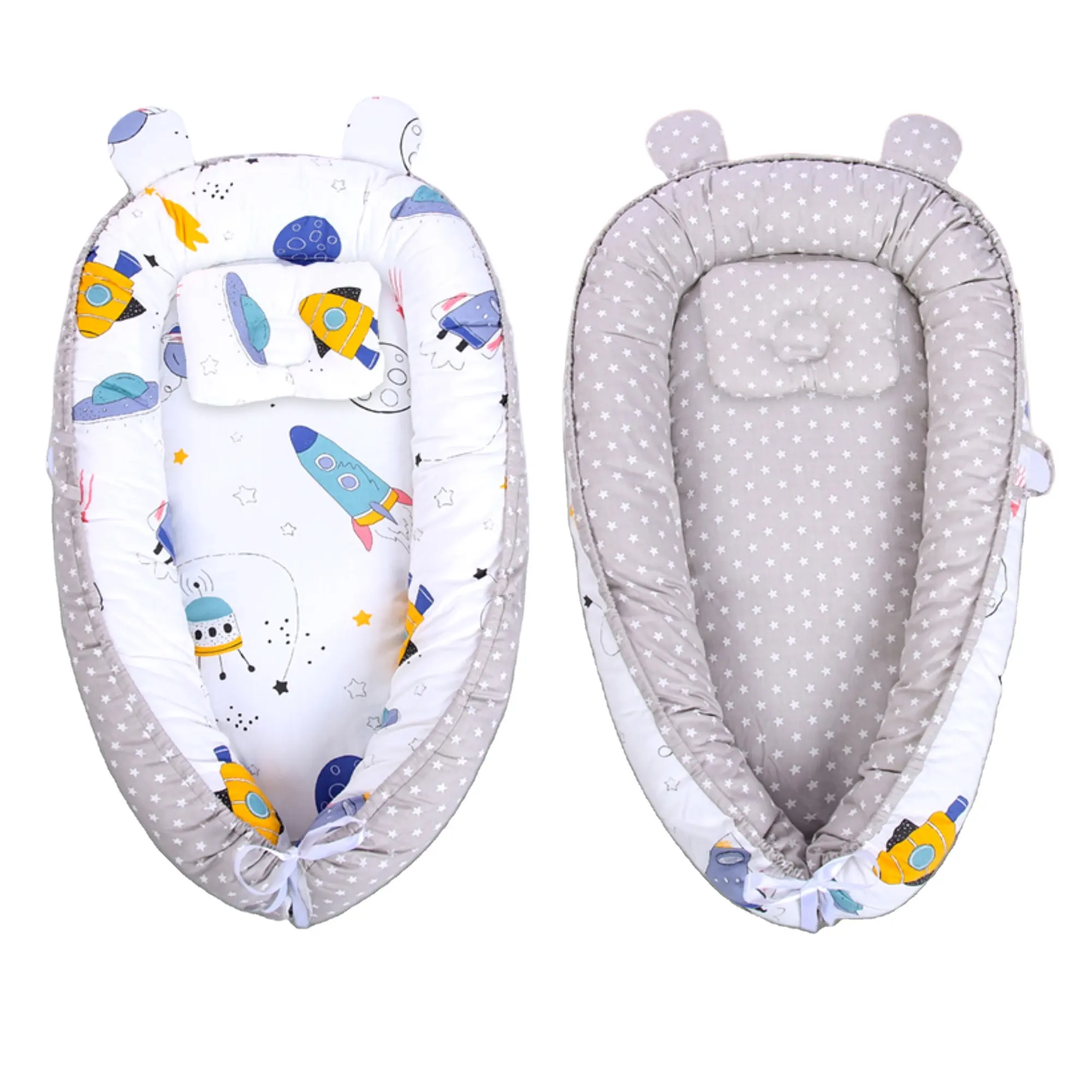 infant sleeper baby nest bed for baby cot co-sleeping bed+additional positioning pillow
