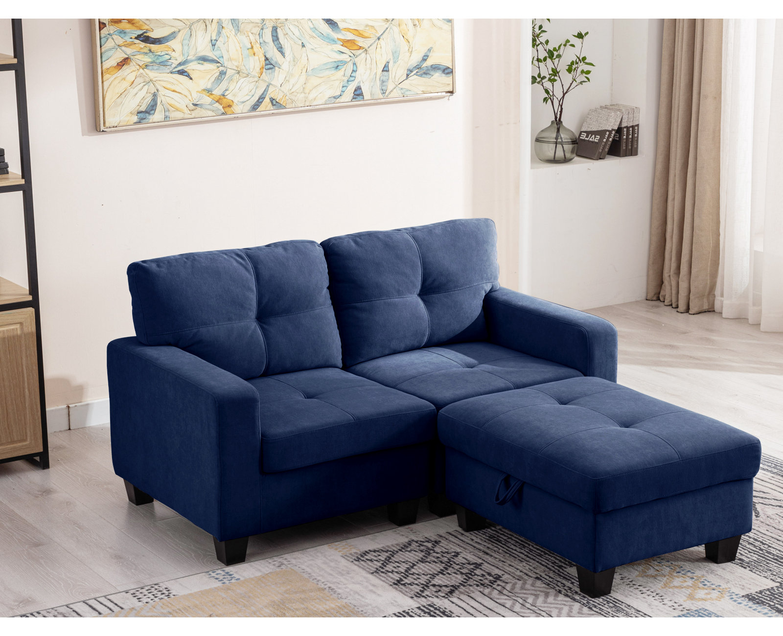 Poliestere blu scuro