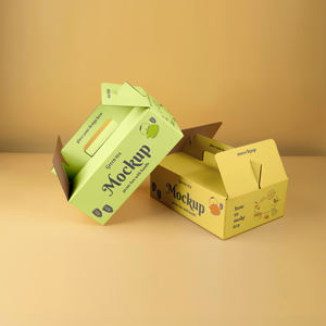 Boîte pliante en papier pour cerises, personnalisée par le fabricant, emballage de stockage de fruits en carton écologique - Product Image 2