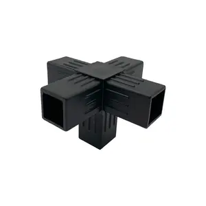 5 way plastic connector High quality square plastic tube connector custom production