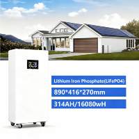 Batterie solaire domestique au lithium LiFePO4 de 48V 100Ah 300Ah 5Kwh 20Kwh, sur pied, pour stockage d'énergie domestique