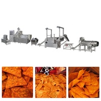 Ligne de production industrielle automatique d'extrusion de chips de maïs frites, usine de fabrication de chips de tortilla