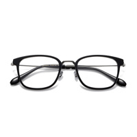Lunettes de vue de luxe haut de gamme en titane et acétate imprimé, monture écaille de tortue, unisexe, nouveauté