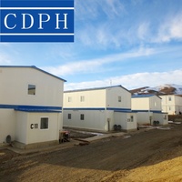 Bâtiments modulaires clés en main en panneaux sandwich acier préfabriqués, anti-corrosion et étanches, pour logements de personnel