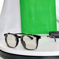 Lunettes de soleil unisexes tendance à monture carrée en acétate avec verres dégradés, protection UV pour la plage et les activités de plein air