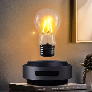 โคมไฟตั้งโต๊ะ LED แบบแม่เหล็กลอยได้ HCNT พร้อมระบบสัมผัส ควบคุม ขนาดกลาง วัสดุแก้ว ของตกแต่งบ้าน ของขวัญ - Product Image 3