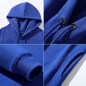 Sweat-shirt à col rond imprimé blanc en molleton mélangé de coton pour homme, personnalisable, en stock, du fabricant - Product Image 4
