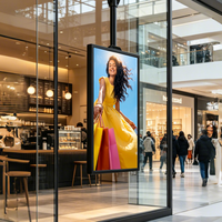 Écran publicitaire HUSHIDA pour vitrine intérieure à haute luminosité (1000-2500 nits)