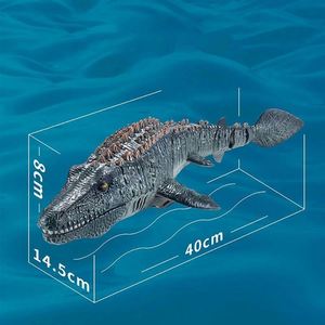 Modèle de dinosaure Mosasaurus prédateur RC électrique, étanche 2.4G, flottant, pulvérisant, pour la plongée et la simulation aquatique, avec fonction de balancement - En promotion - Product Image 6