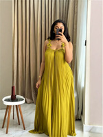 Robe longue décontractée d'été pour femme avec bretelles florales 3D, dos ouvert, sans manches et respirante