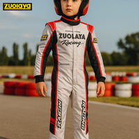 Race-Team Series Ensembles de costumes de course auto et moto unisexes respirants pour enfants % Polyester