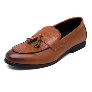 Chaussures Oxford à enfiler en cuir véritable respirantes, style européen, pour bureau, carrière et mariage, collection été-automne 2026, les plus vendues - Product Image 5