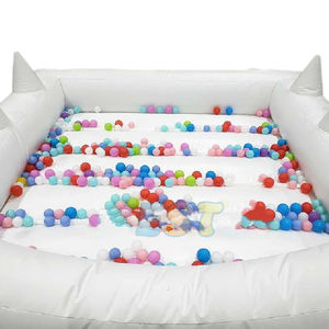 Nouveau design Piscine à balles gonflable blanche gonflable Soft Play Ocean Ball Pool avec souffleur d'<span class=keywords><strong>air</strong></span> - Product Image 5