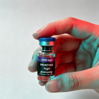 Étiquettes autocollantes personnalisées OEM en PET, résistantes à l'huile et imperméables, pour flacons de peptides de toutes tailles