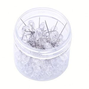 Épingles à fleurs en acier inoxydable pour bouquets, corsages et vêtements, avec tête en cristal diamant, vente en gros - Product Image 5