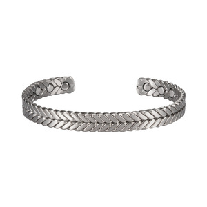 Wholesale 99.99% Pure <strong>Copper</strong> Magnetic Bracelets Handcrafted Braid Skeleton Design Adjustable Minimalist <strong>Copper</strong> <strong>Bangles</strong> - Product Image 4