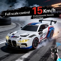 Coche de Carreras a Control Remoto Transfronterizo de Alta Velocidad con Tracción en las Cuatro Ruedas, Luces, 2.4G, Competitivo, de Plástico, para Uso en Interiores, para Niños